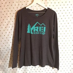 REI Heather Purple Long Sleeve Tee NWOT XL